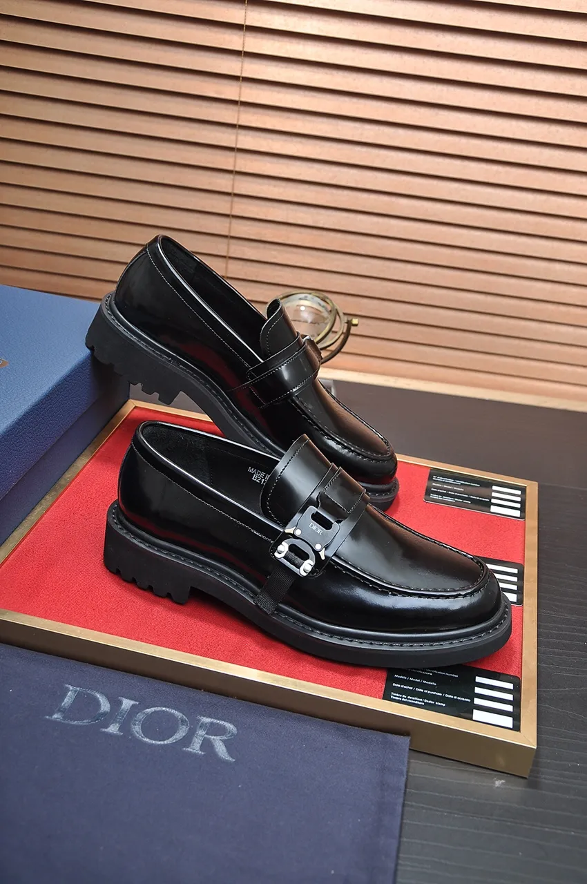 Men's shoes 💰680💶[Dior] (water-dyed cowhide lining) Dior original 1:1 high-quality factory, imported original materials, imported raw cowhide, water-dyed cowhide lining, original TPU outsole, code number: 39-44 (38.45 custom-made)